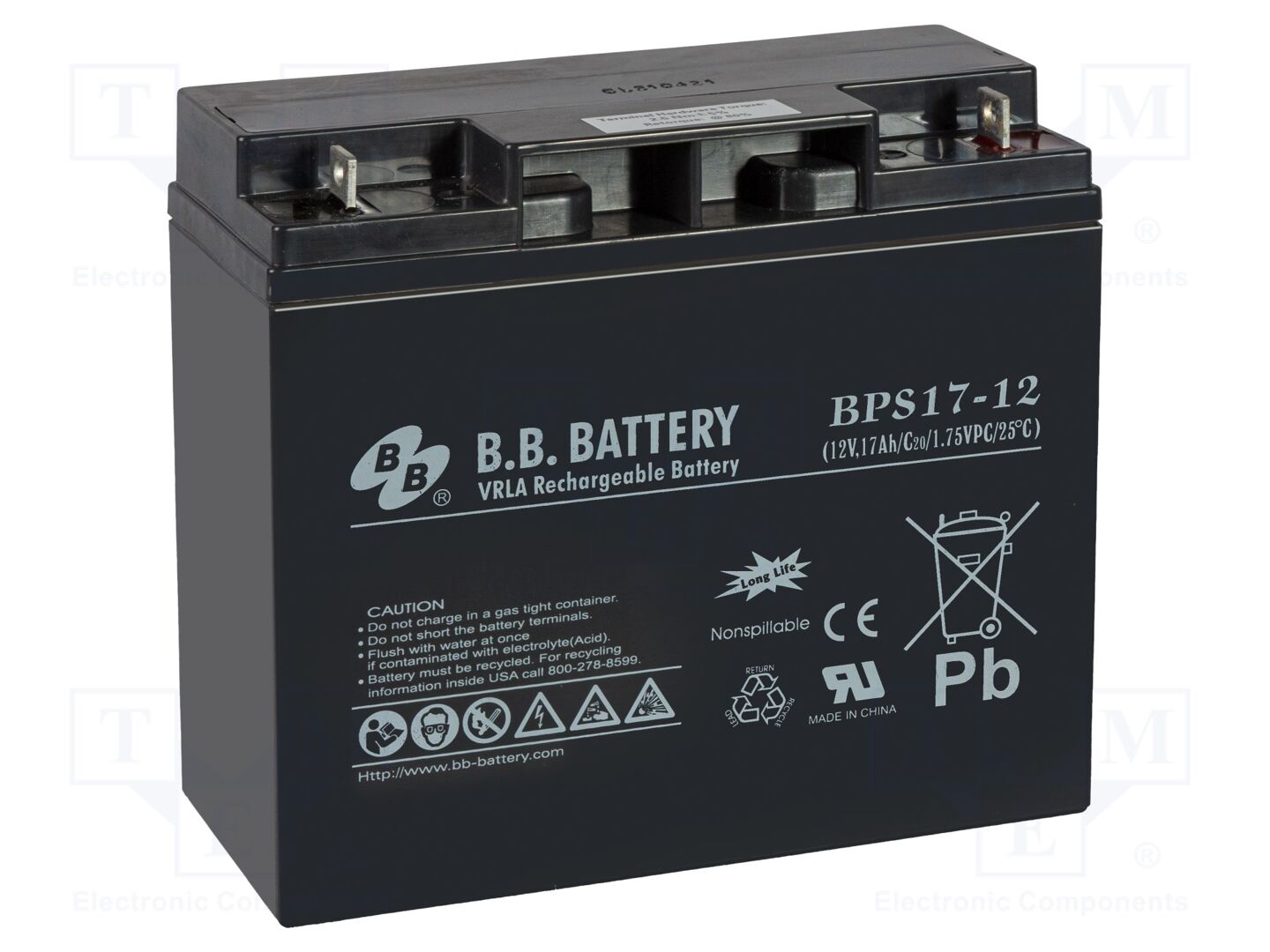 B.B. Battery ACCU-BPS17-12/BB Lyijyakku 12V, 17Ah