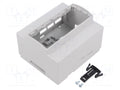 HAMMOND HM-1597KIT6MPI4 Kotelo sulautetuille järjestelmille DIN-kisko, harmaa