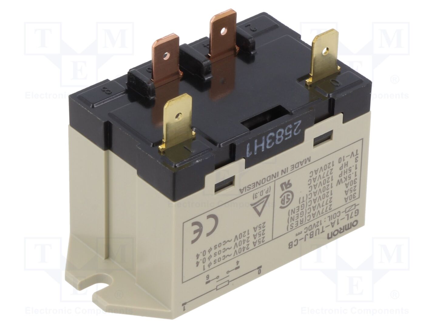 OMRON Electronic Components G7L1A-TUBJ-CB-DC12 Sähkömagneettinen rele 12VDC