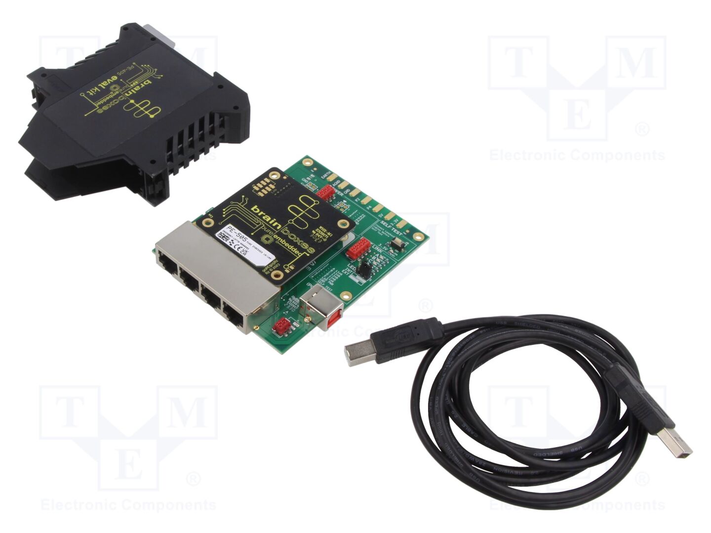 BRAINBOXES PE-405 Ethernet-kytkin 3.3VDC,5VDC