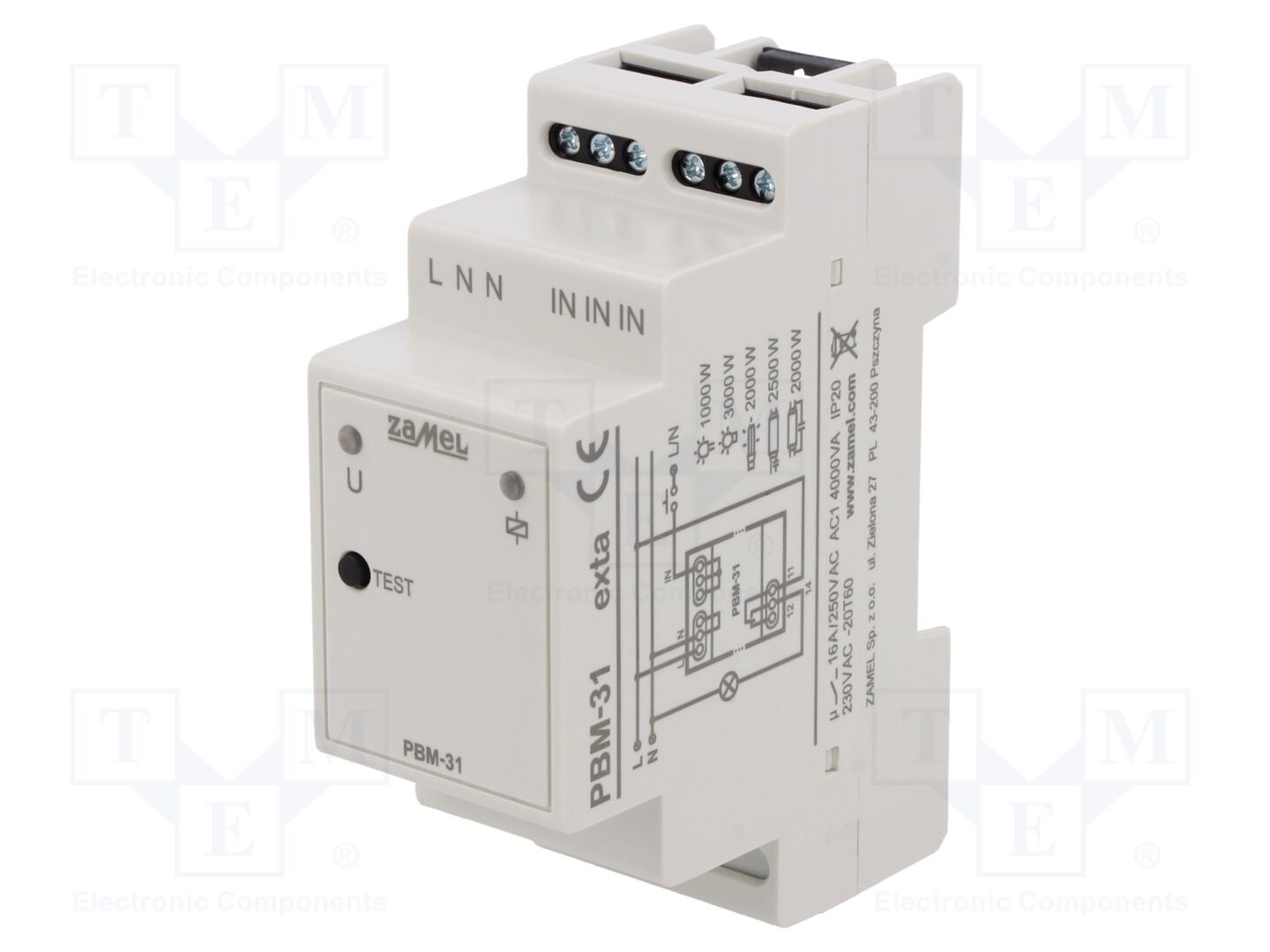 ZAMEL PBM-31 Bistabiili rele 230VAC