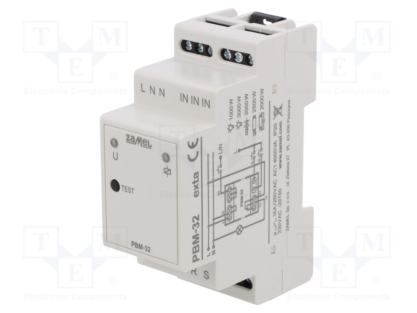 ZAMEL PBM-32 Asennusrele 230VAC