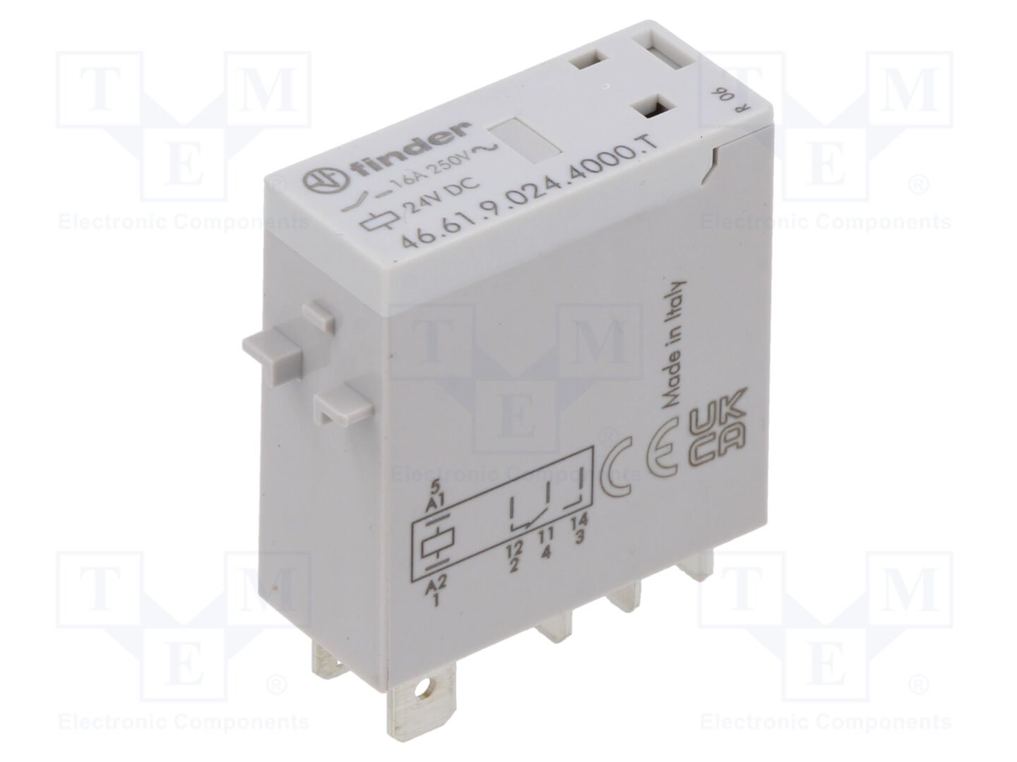 FINDER 46.61.9.024.4000T Sähkömagneettinen rele 24VDC