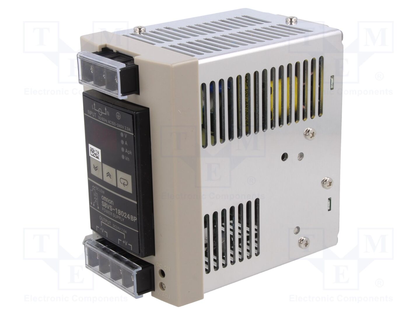 OMRON S8VS-18024BP Kiskokiinnitteinen kytkentäsähkölaite 180W 24VDC