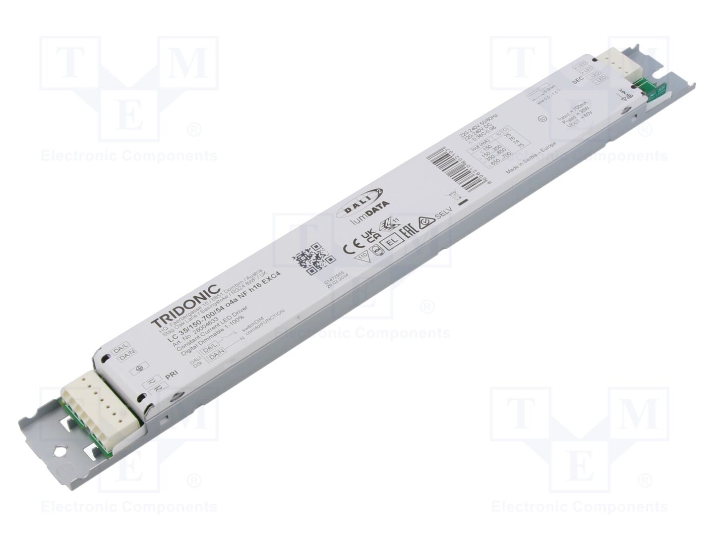 TRIDONIC LC 35/150-700/54 O4A NF H16 EXC4 LED-virtalähde DALI 2