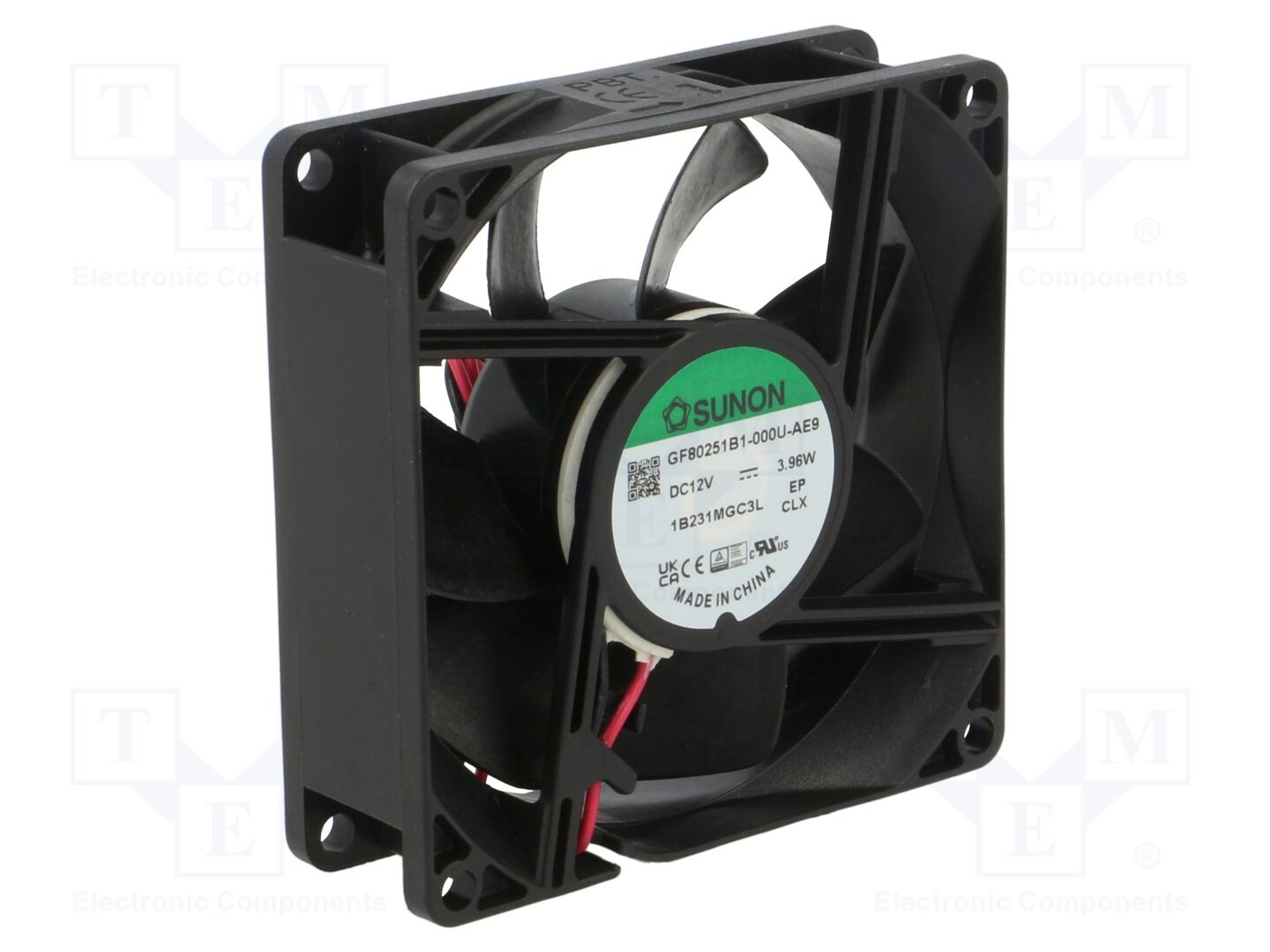 SUNON GF80251B1-AE9 Tasavirtatuuletin 12VDC