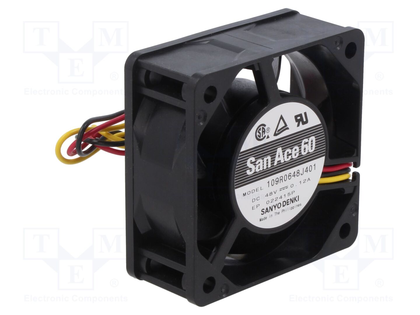 SANYO DENKI 109R0648J401 Aksiaalituuletin 48VDC