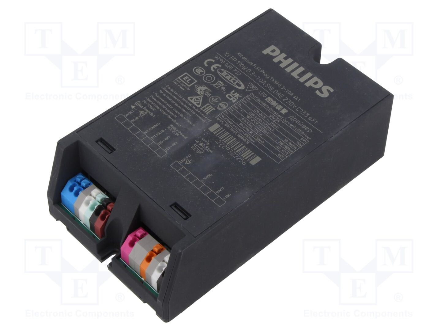 PHILIPS XI FP 110W Kytkentäsähkölaite LED DALI 50-160VDC 70-1050mA