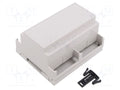 HAMMOND 1597DIN6MDC53 DIN-kisko-kotelo 90x106x58mm