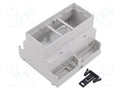 HAMMOND 1597DIN6MDH68 DIN-kiskoasennettava kotelo 90x106x58mm