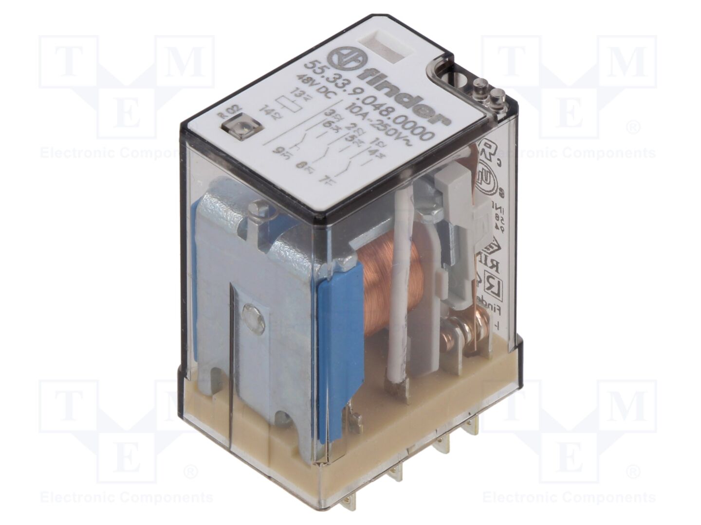 FINDER 55.33.9.048.0000 Sähkömagneettinen rele 48VDC