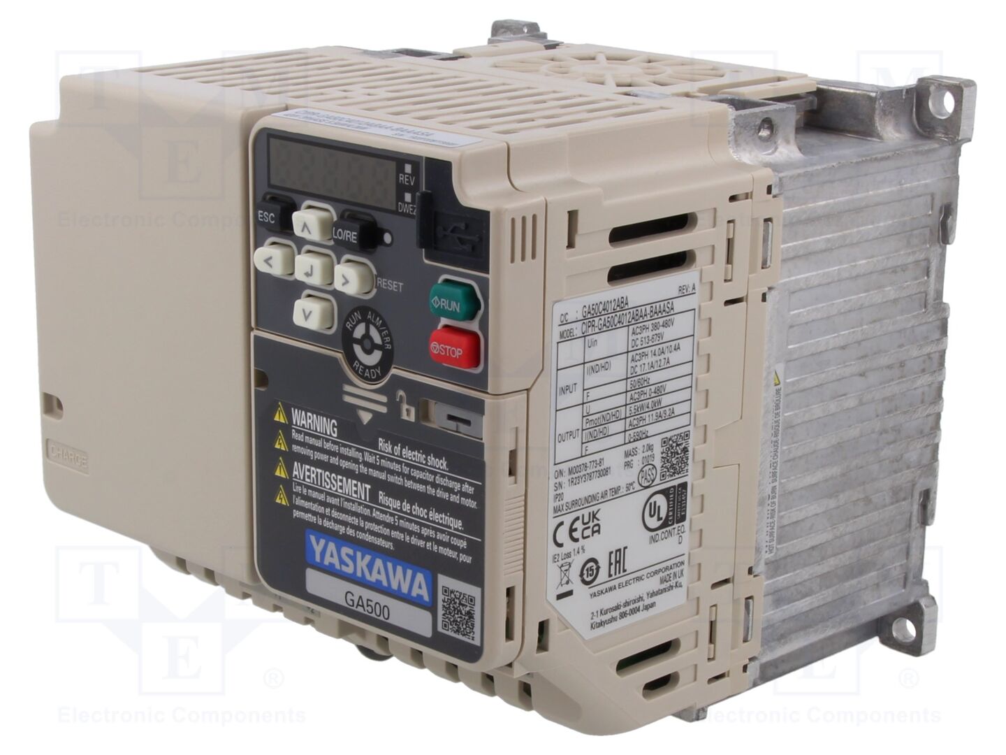 YASKAWA CIPR-GA50C4012ABAA Taajuusmuuttaja 4/5.5kW