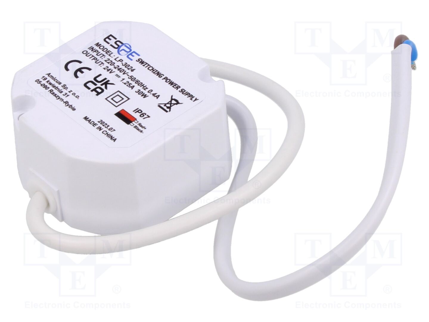 ESPE LP-3024 LED-verkkolaite 30W 24VDC 1.25A