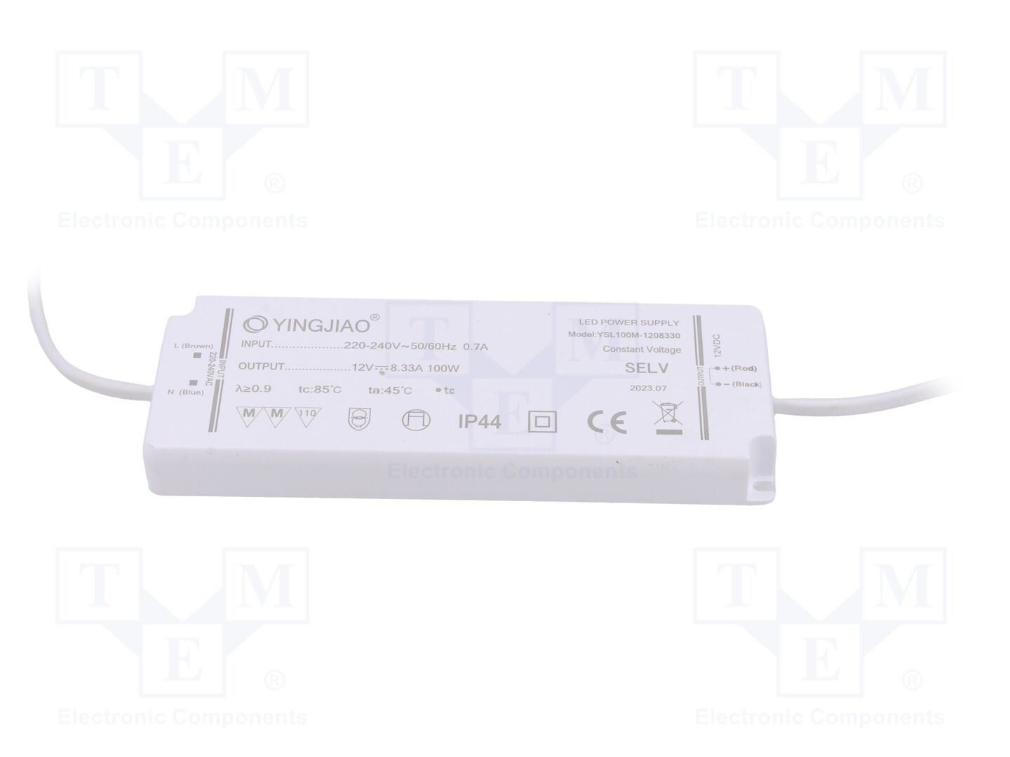 YINGJIAO YSL100M-100-12 LED-verkkolaite 100W 12VDC 8.3A
