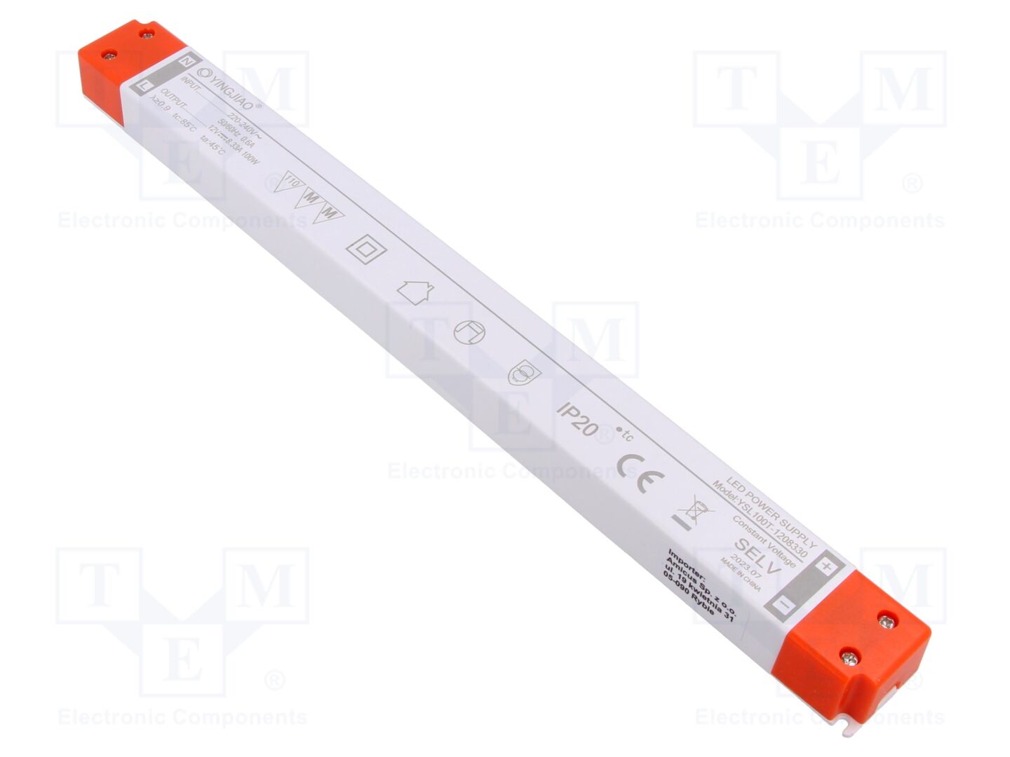 YINGJIAO YSL100T-100-12 LED-verkkolaite 100W 12VDC 8,33A