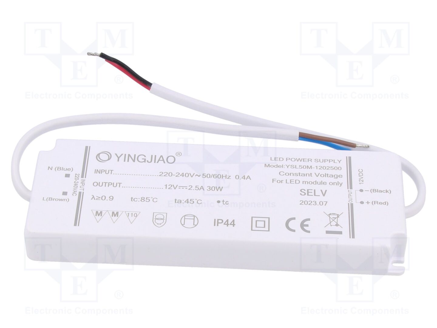 YINGJIAO YSL50M-30-12 LED-virtalähde 30W 12VDC