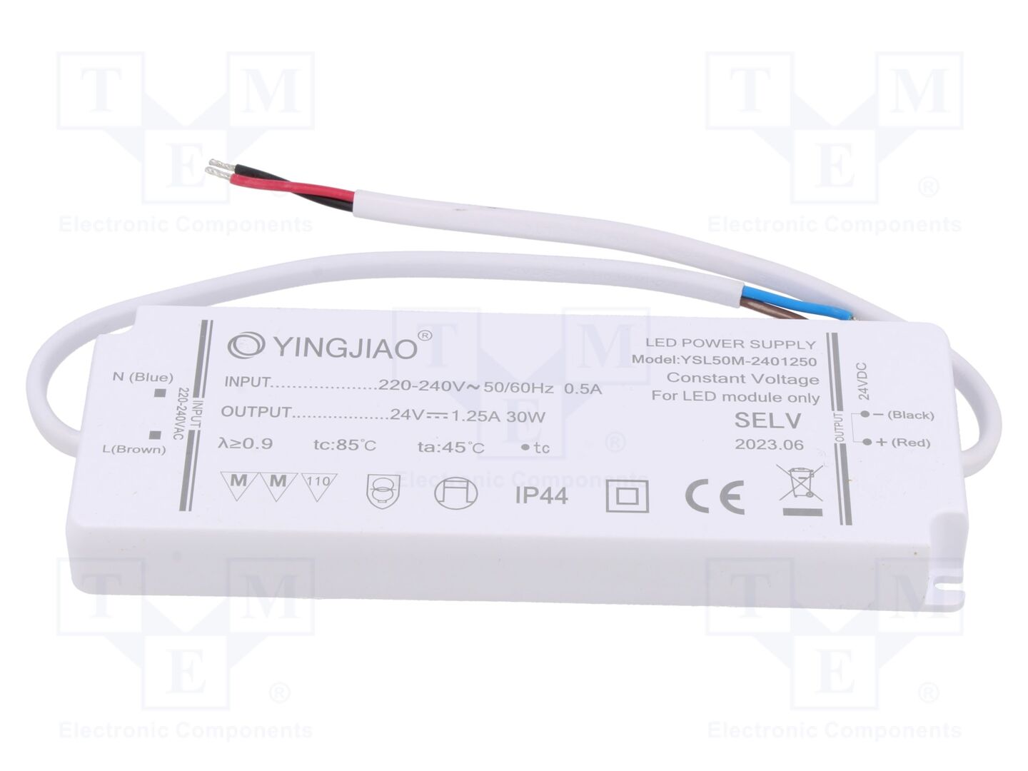 YINGJIAO YSL50M-30-24 LED-virtalähde 30W 24VDC 1.25A