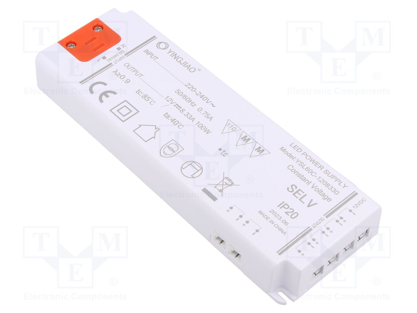 YINGJIAO YSL60C-100-12 LED-virtalähde 100W 12VDC
