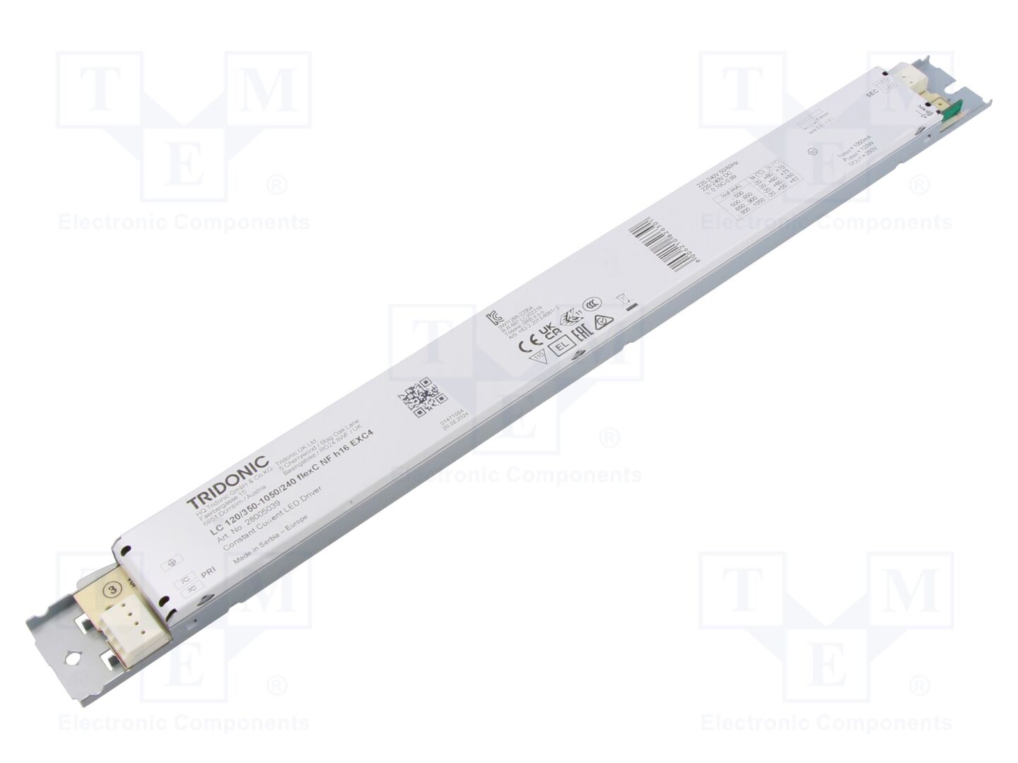 TRIDONIC LC 120/350-1050/240 FLEXC NF H16 EXC4 LED-virtalähde 120W