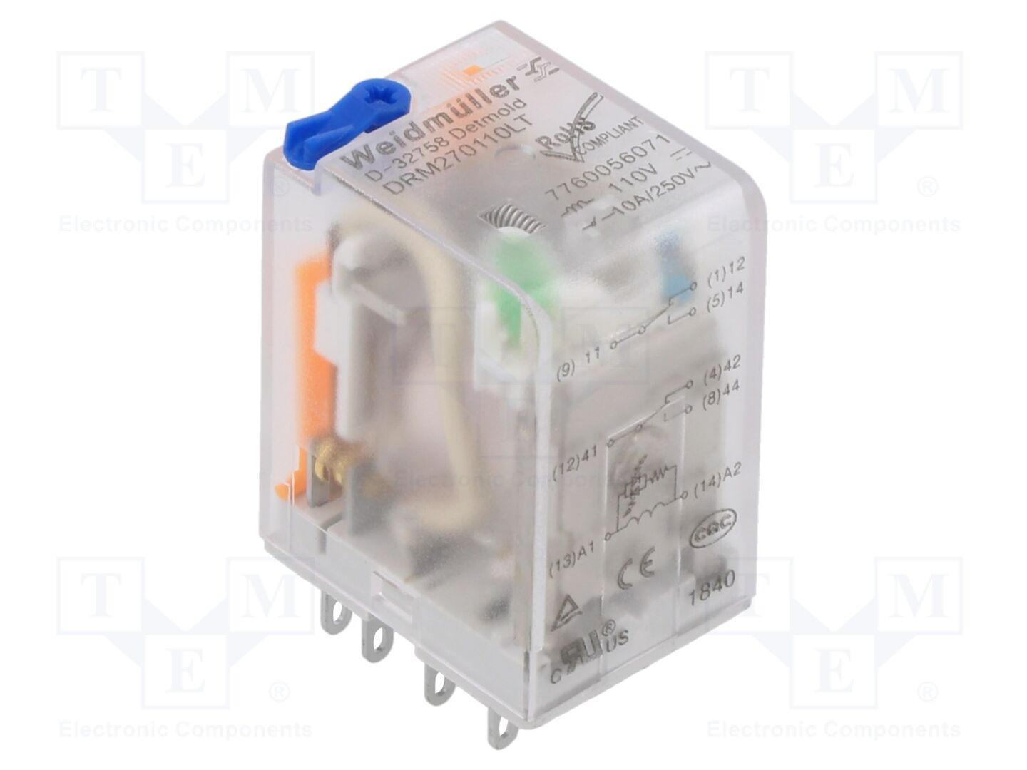 WEIDMÜLLER DRM270110LT Sähkömagneettinen rele 110VDC