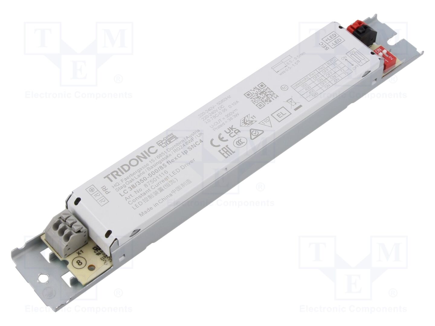 TRIDONIC LC 38/350-500/85 FLEXC LP SNC4 LED-virtalähde 38W