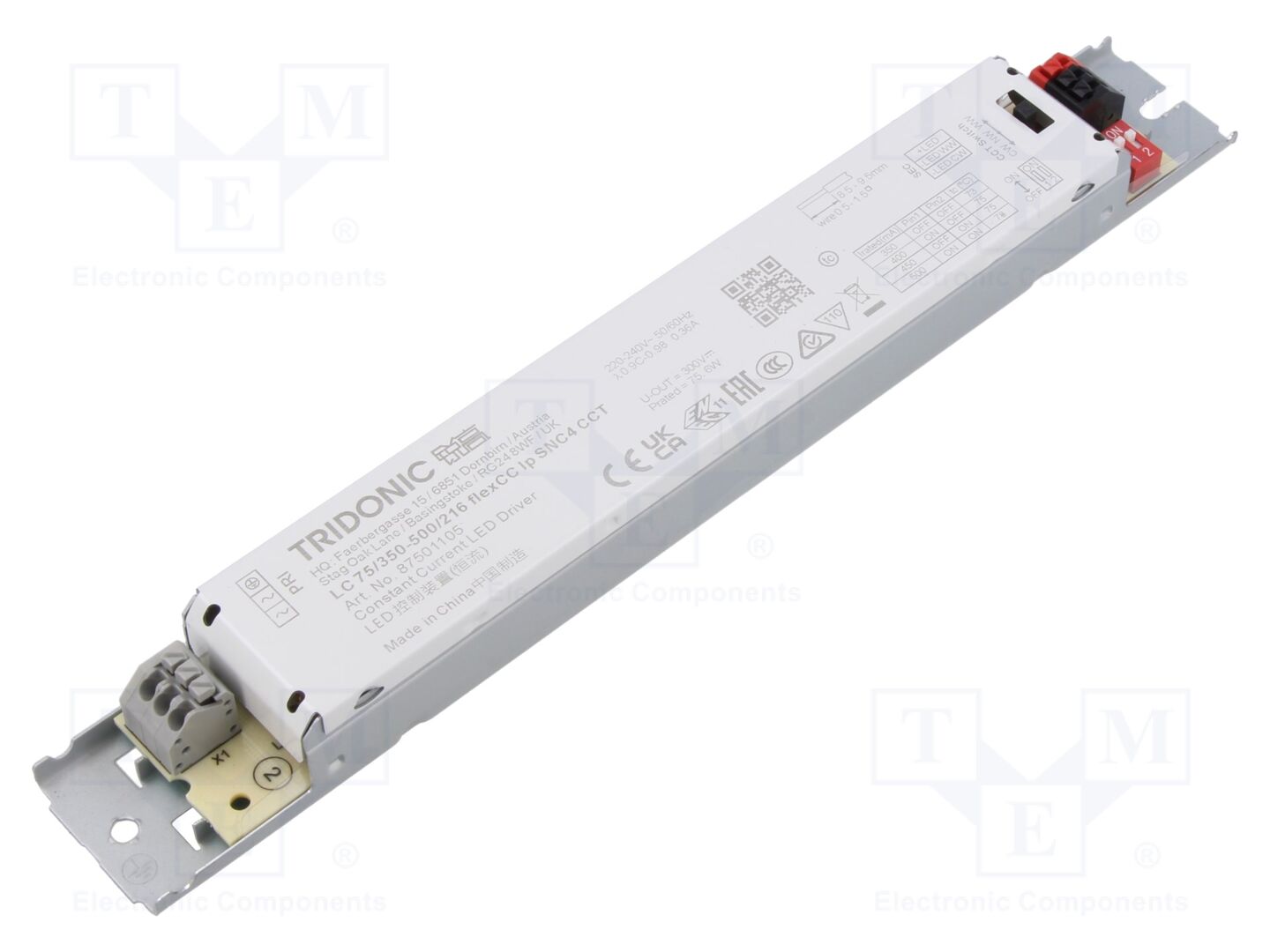 TRIDONIC LC 75/350-500/216 FLEXCC LP SNC4 CCT LED-virtalähde 75W