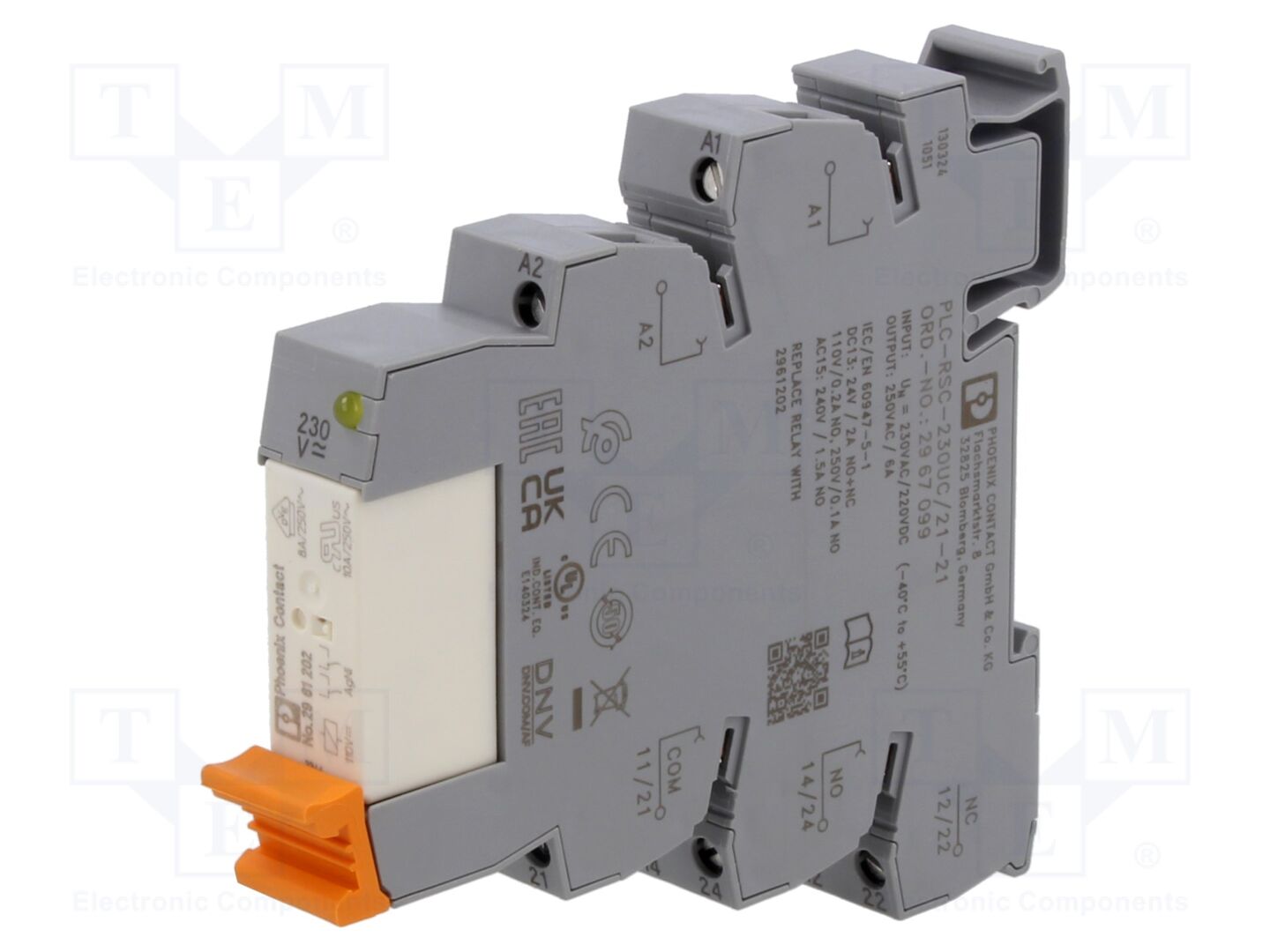 PHOENIX CONTACT PLC-RSC230UC/21-21 Rele 230VAC,220VDC