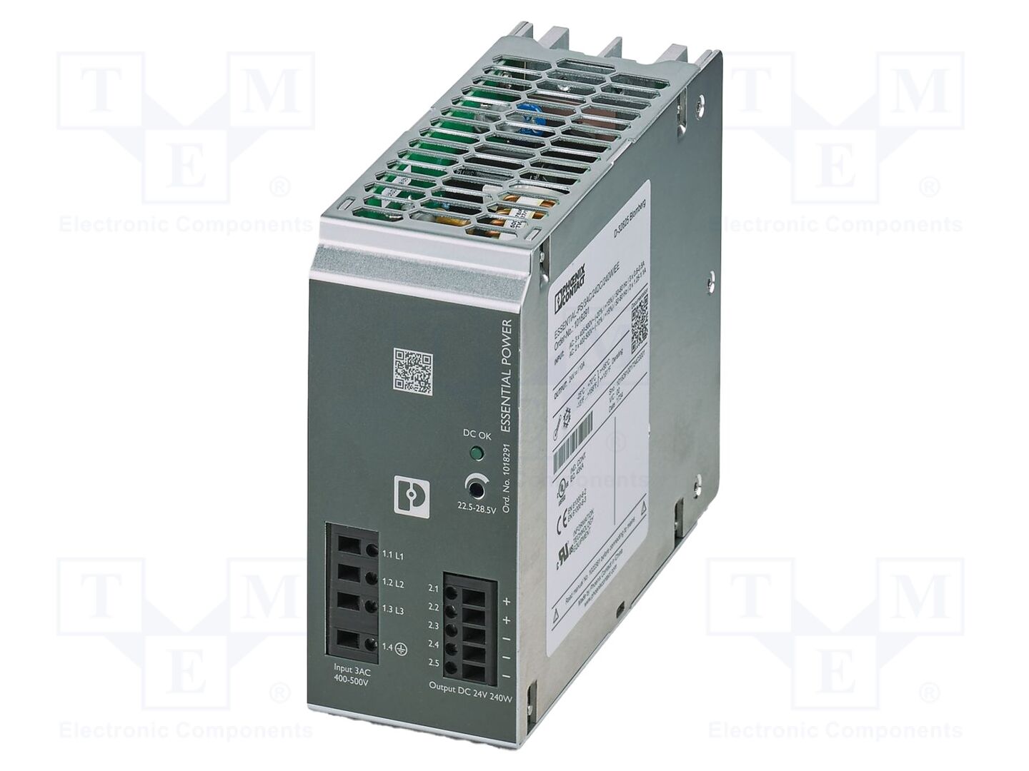 PHOENIX CONTACT ESSENTIAL/3F240/24 DIN-kiskoon asennettava kytkentävirtalähde 240W 24VDC