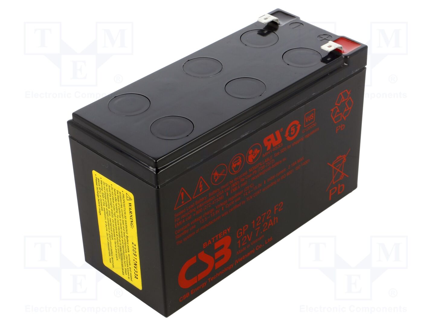 CSB BATTERY GP1272F2 Lyijyakku 12V