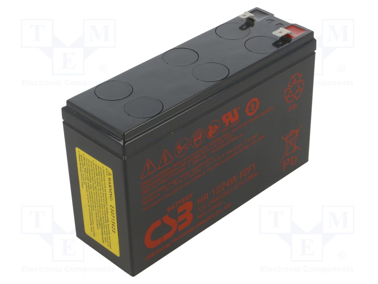 CSB BATTERY HR1224WF2F1 Lyijyakku 12V, 24W