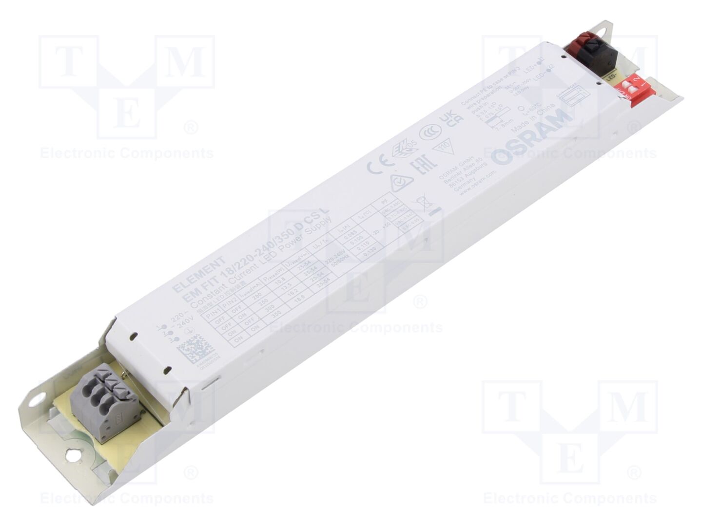 ams OSRAM EM FIT 18/220-240/350 D CS L LED-virtalähde 18,9W 27-54VDC