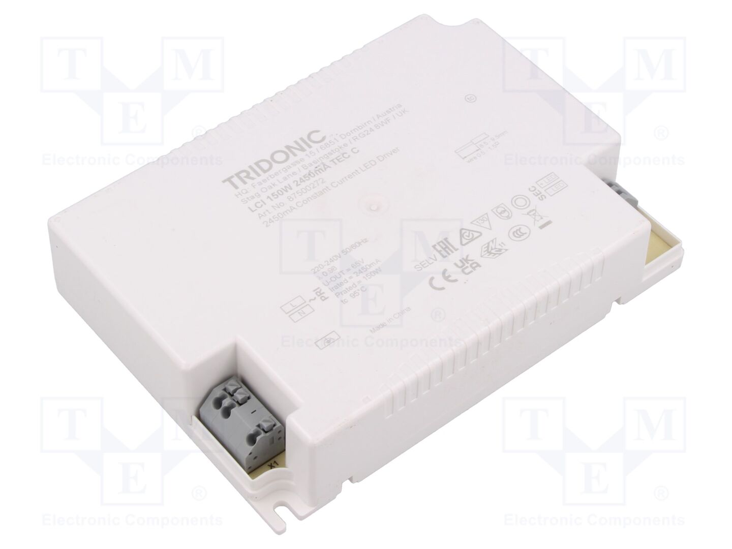 TRIDONIC LCI 150W 2450MA TEC C LED-virtalähde 150W 2450mA