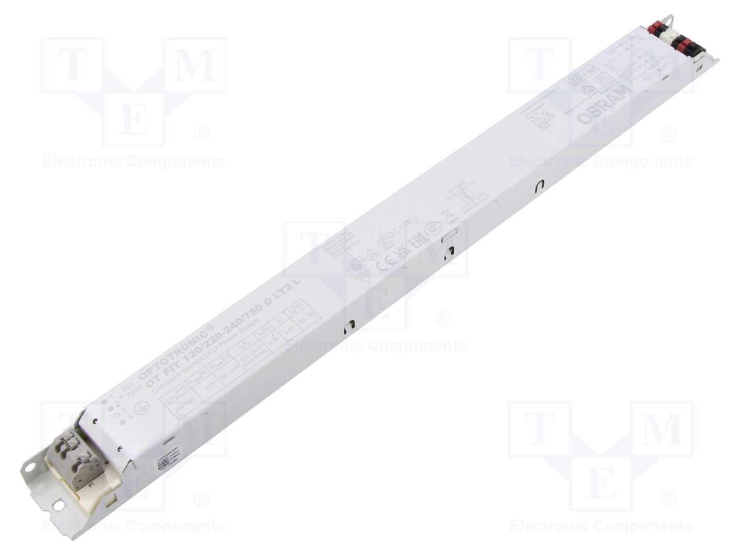 ams OSRAM OT FIT 120/220-240/750 D LT2 L LED-virtalähde 120W 45-216VDC