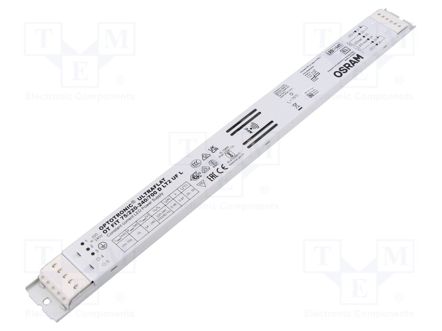 ams OSRAM OT FIT 75/220-240/700 D LT2 UF L LED-virtalähde 75W