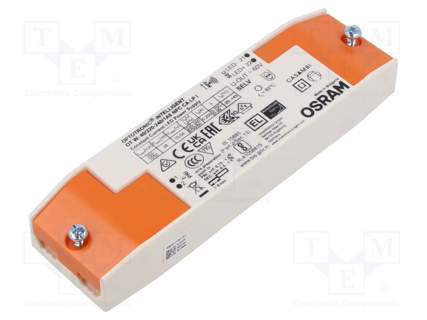 ams OSRAM OT WI 40/220-240/1A0 NFC CA LP I LED-virtalähde 38W 10-54VDC