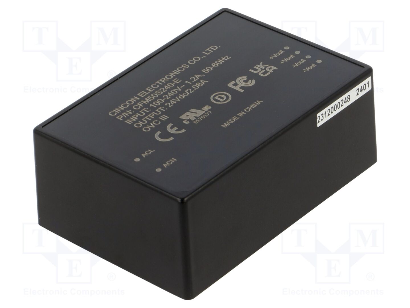CINCON CFM50S240-E AC/DC-muunnin 50W