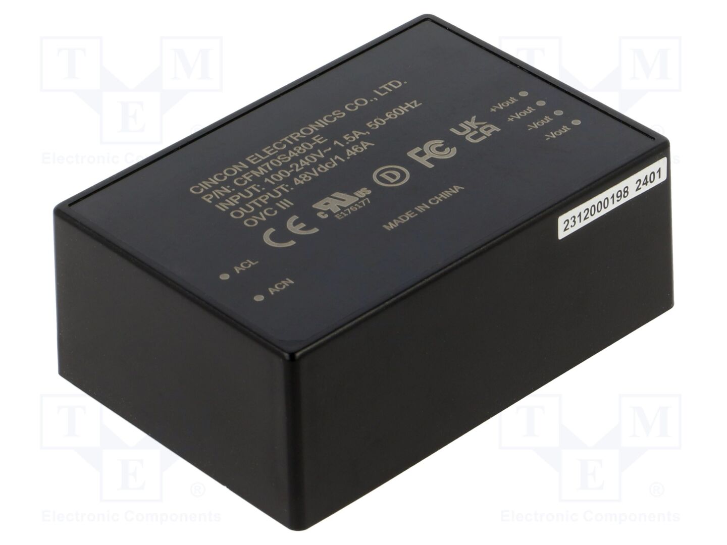 CINCON CFM70S480-E AC/DC-muunnin 70W
