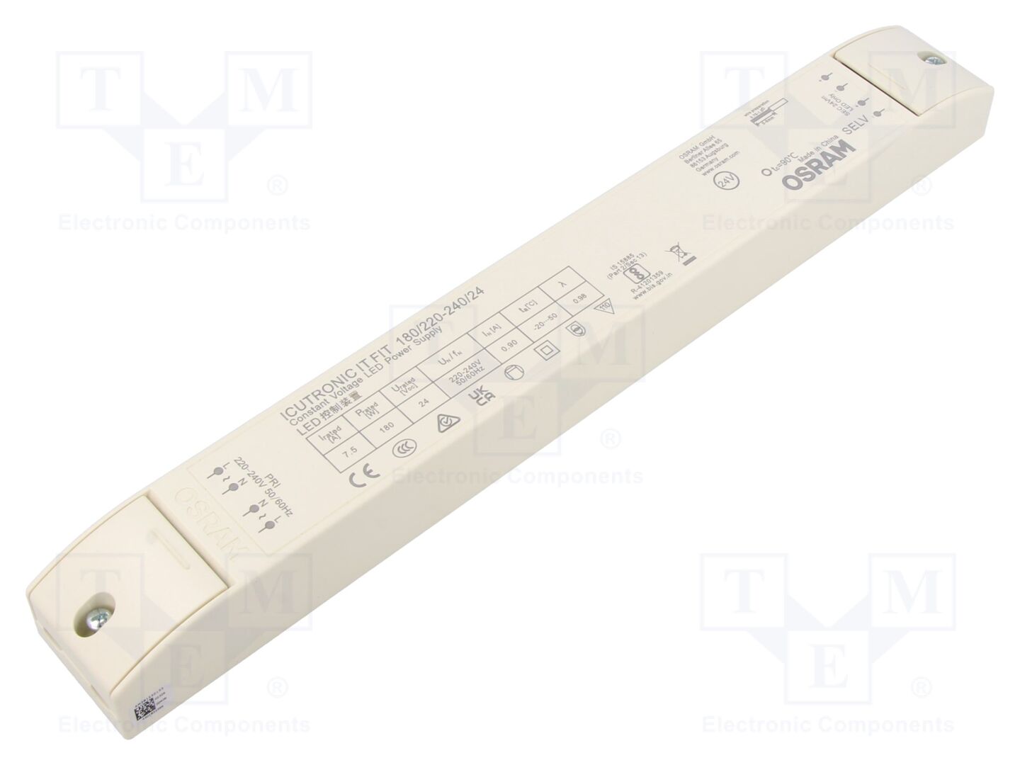 ams OSRAM IT FIT 180/220-240/24 LED-virtalähde 180W 24VDC