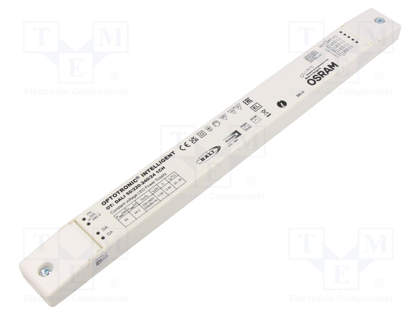 ams OSRAM OTI DALI 50/220-240/24 1CH LED-virtalähde 50W 24VDC