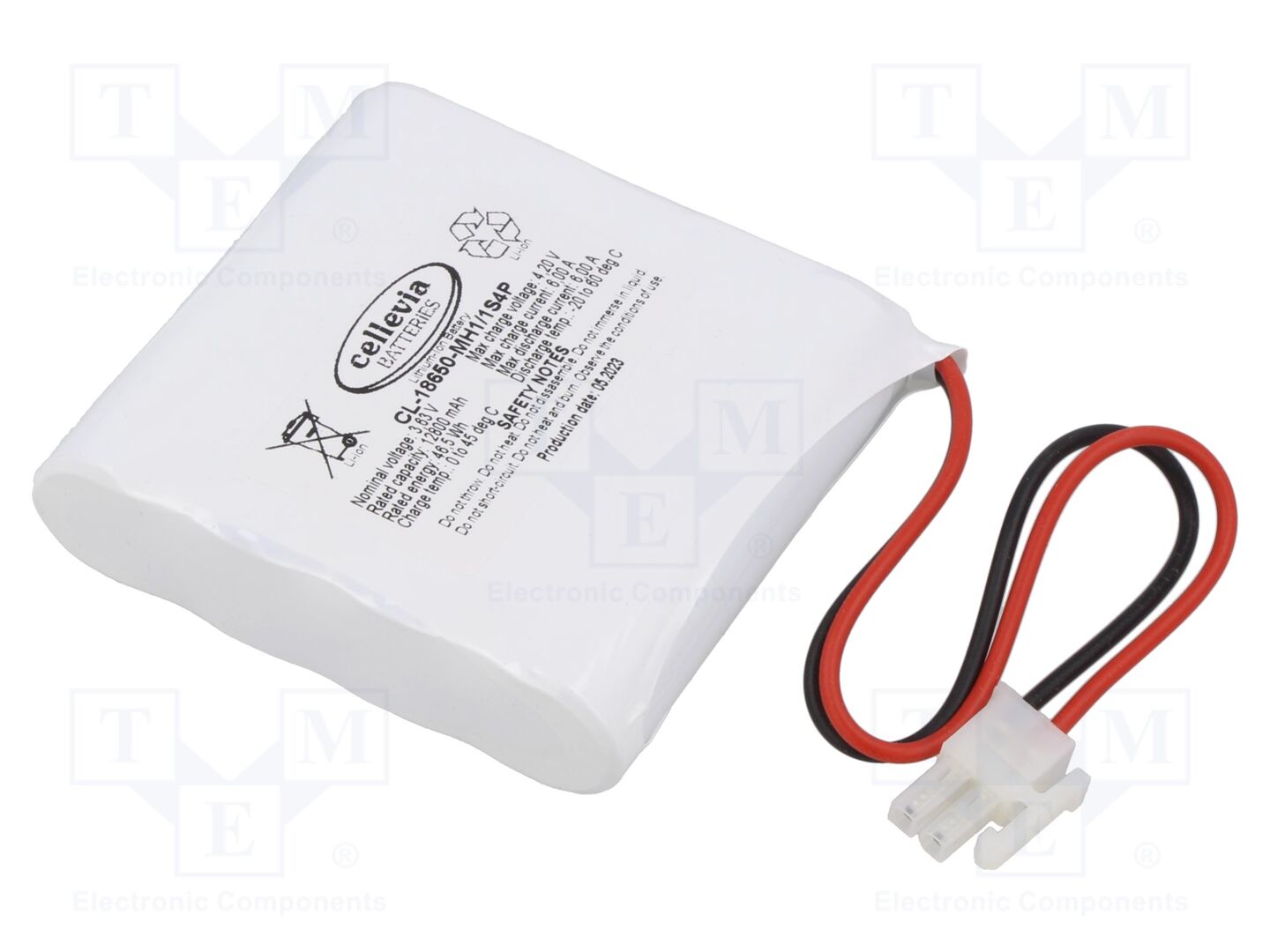 CELLEVIA BATTERIES CL-18650-MH1/1S4P Ladattava akku 3.63V