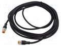 LUTRONIC 1210120005003-5M Anturikaapeli M12, 60VDC