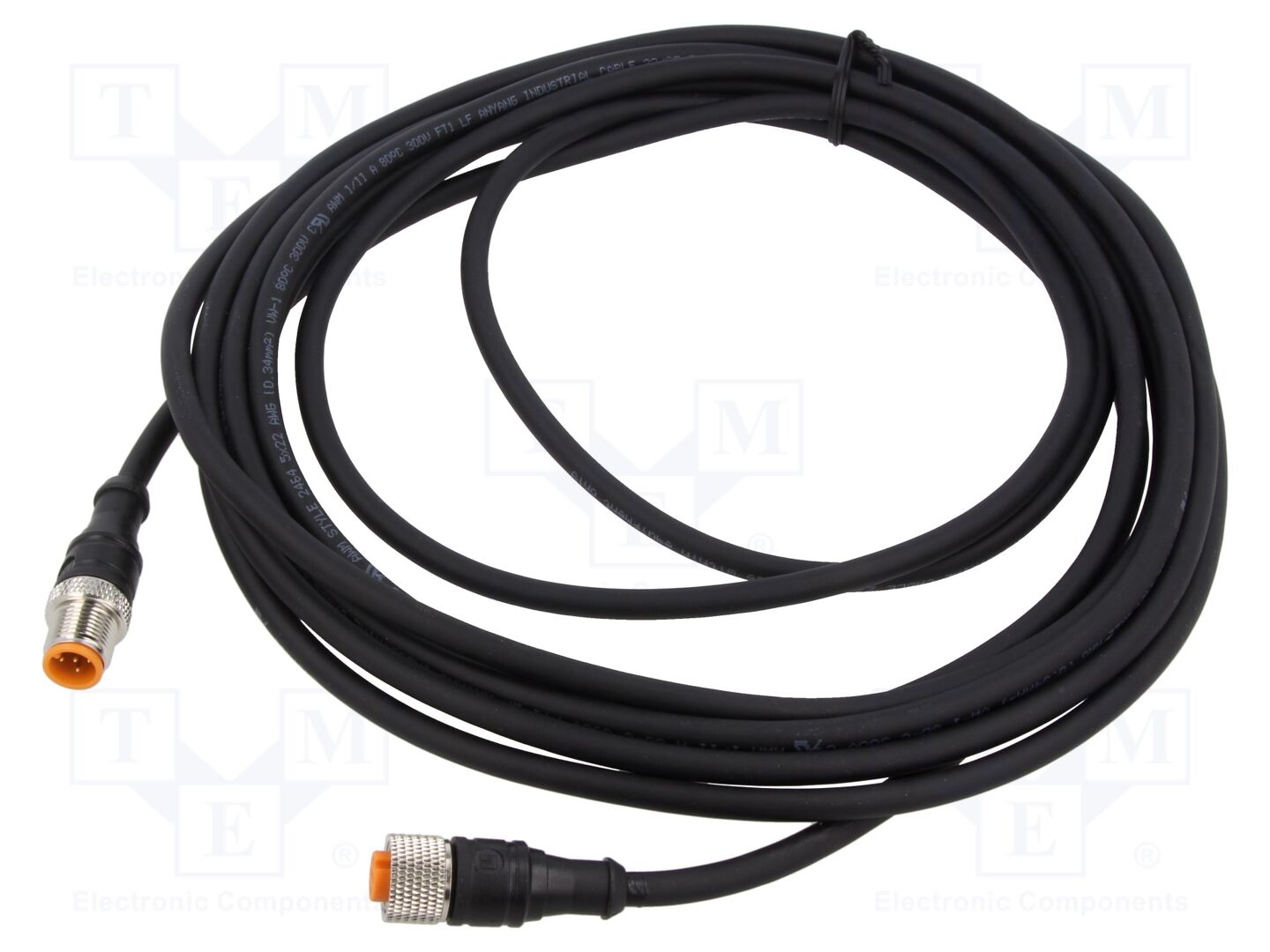 LUTRONIC 1210120005003-5M Anturikaapeli M12, 60VDC
