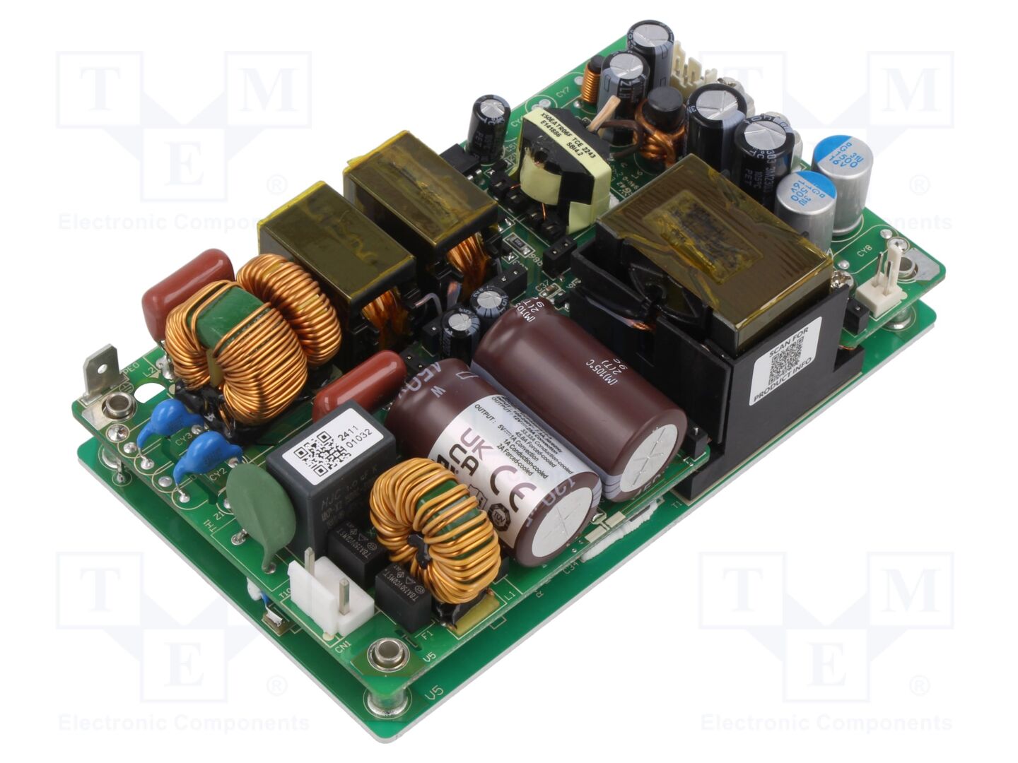 XP POWER CCP550PS12-A Avoimen kehyksen kytkinlähde 550W 12VDC 25A