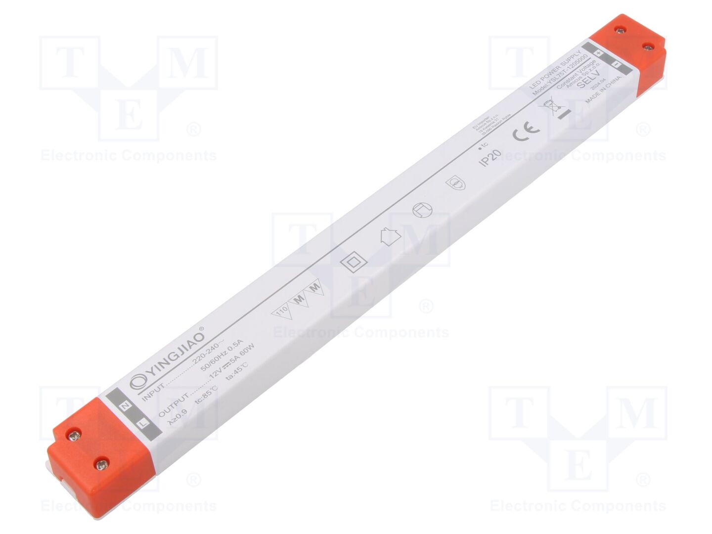 YINGJIAO YSL75T-60-12 LED-virtalähde 60W 12VDC 5A