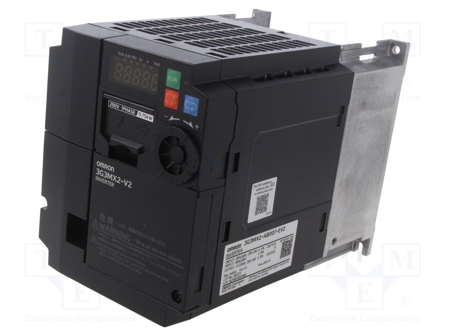 OMRON 3G3MX2-AB007-EV2 Vektoritaajuusmuuttaja 0.75/1.1kW