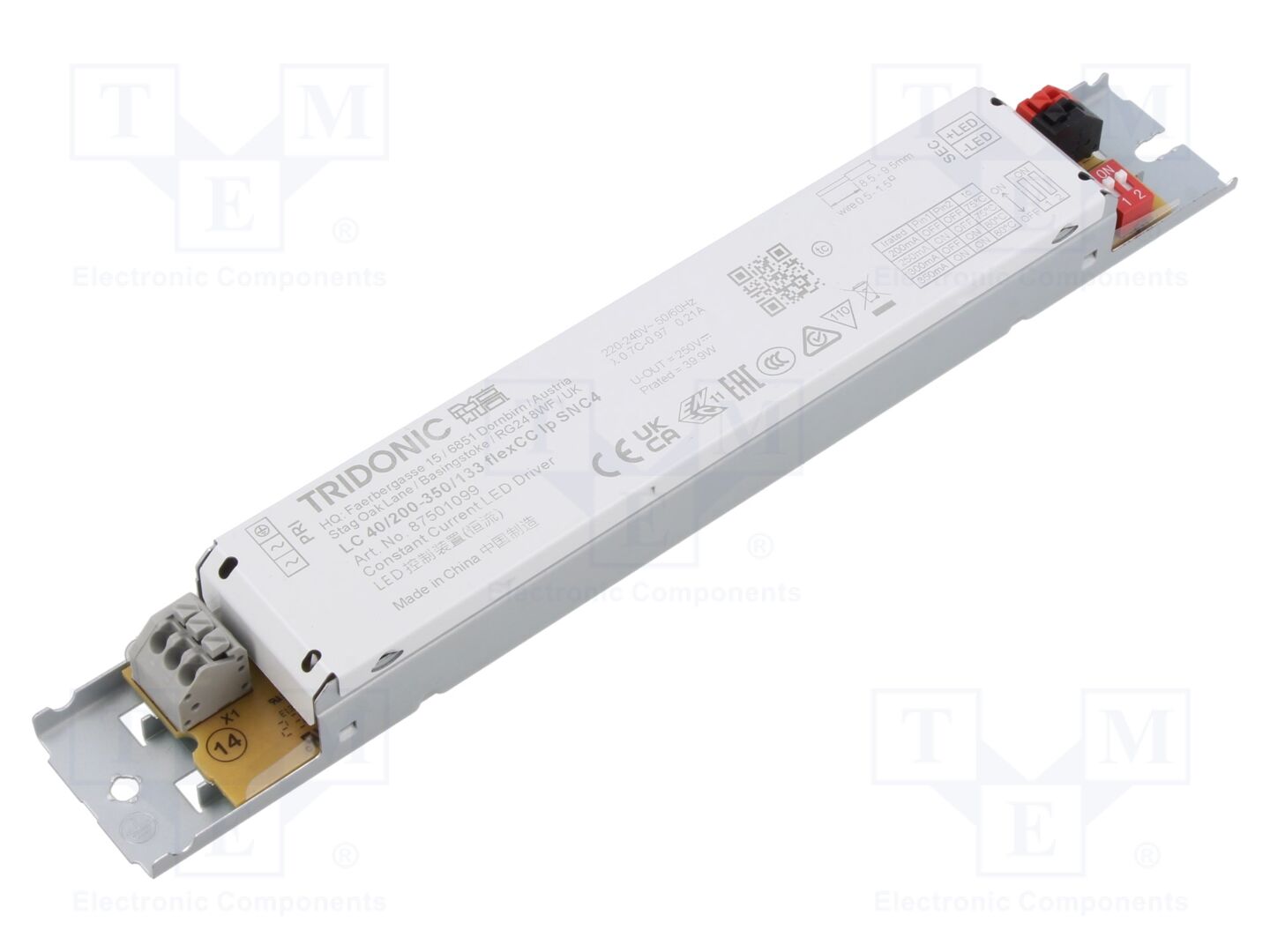 TRIDONIC LC 40/200-350/133 FLEXCC LP SNC4 LED-virtalähde 40W