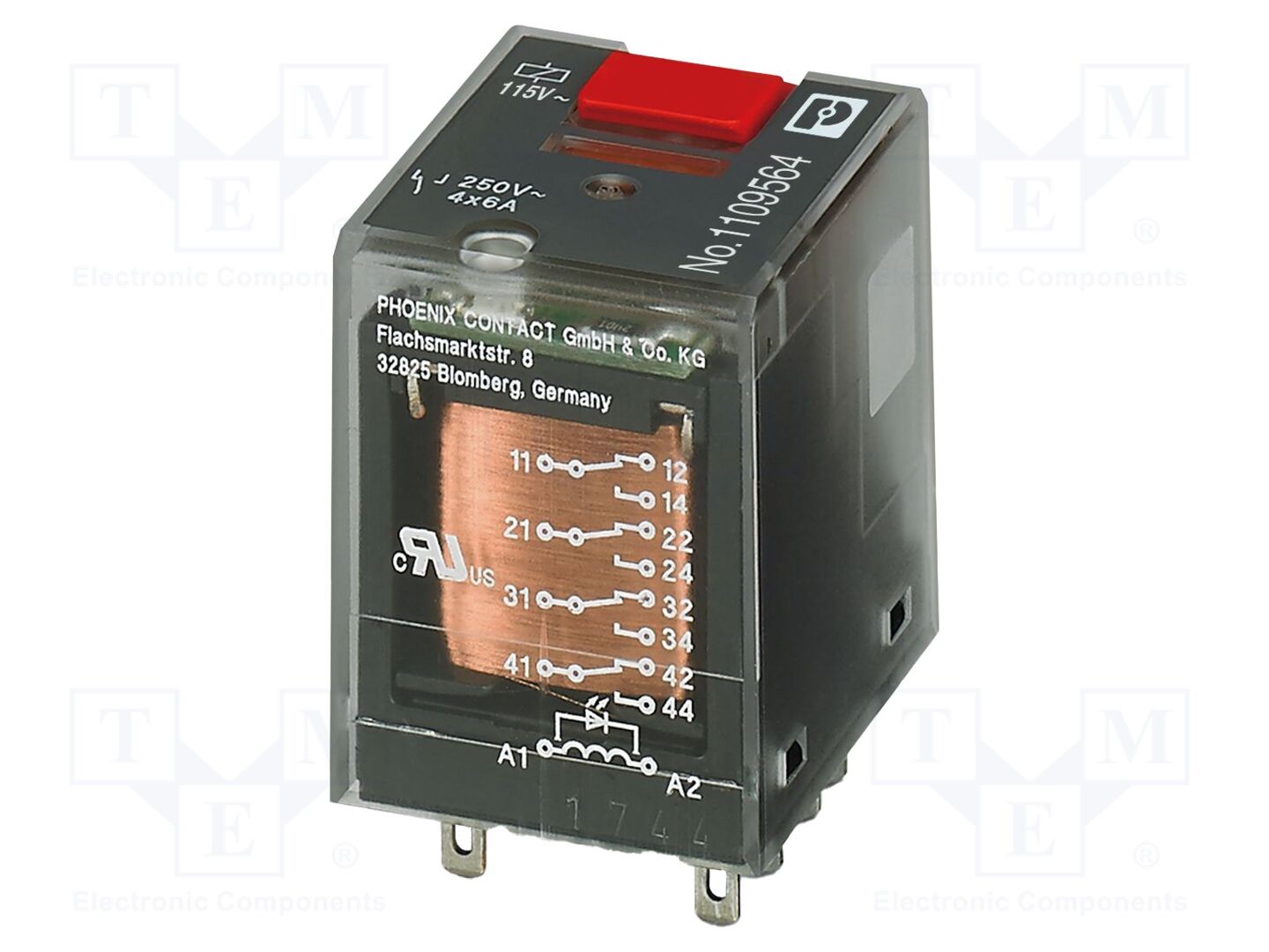 PHOENIX CONTACT REL-IR-BL/L-230/4X Teollisuusrele 230VAC