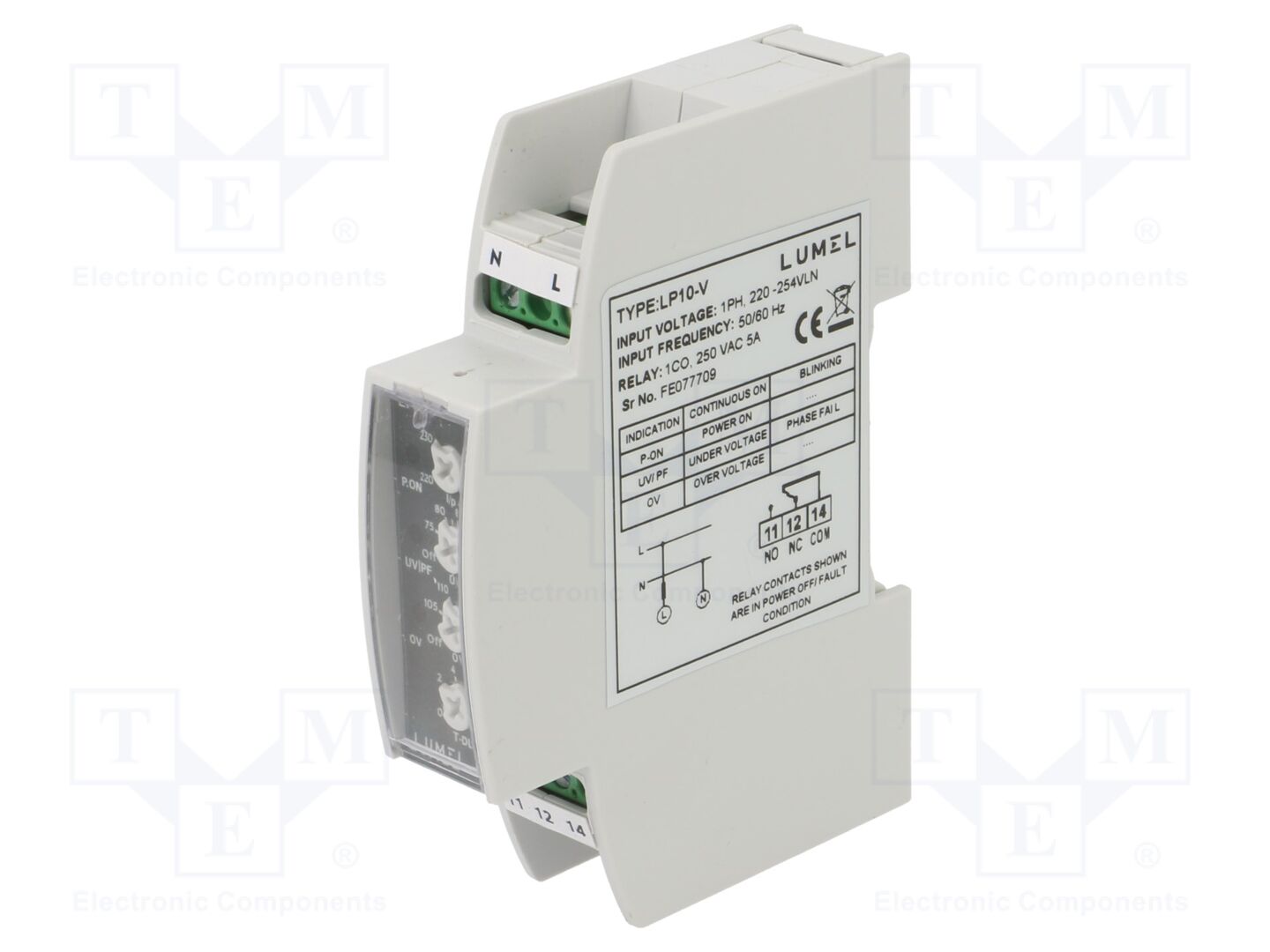 LUMEL LP10-V180110000000 Jännitteenvalvontarele 220÷254VAC