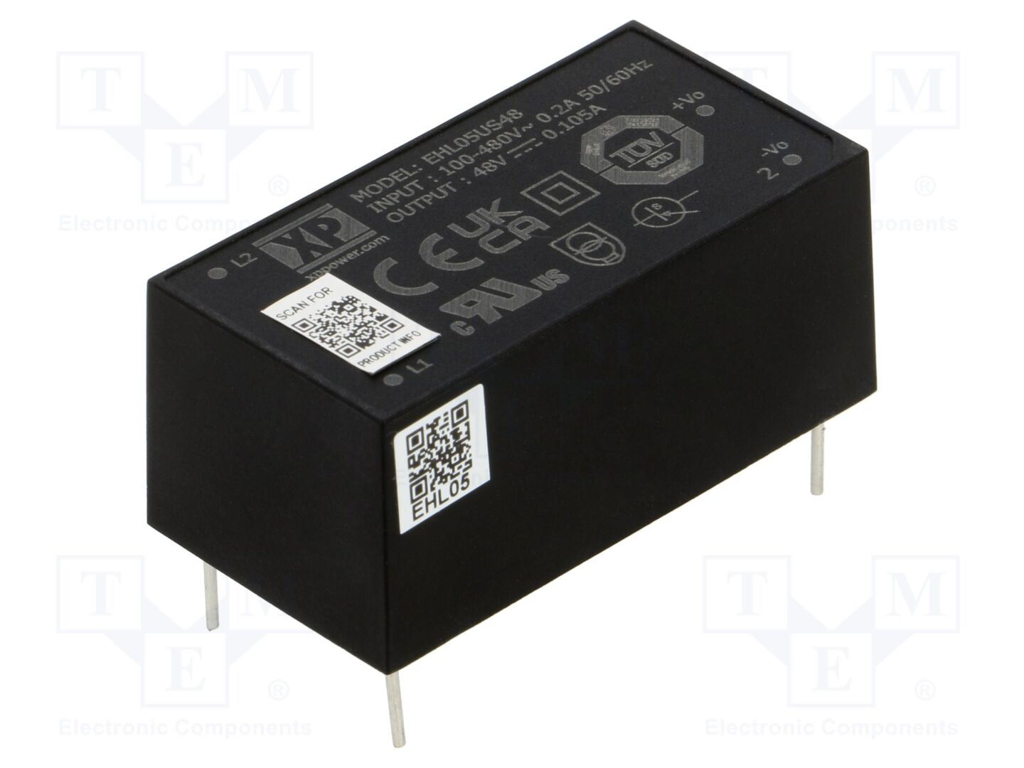 XP POWER EHL05US48 AC/DC-muunnin 5W