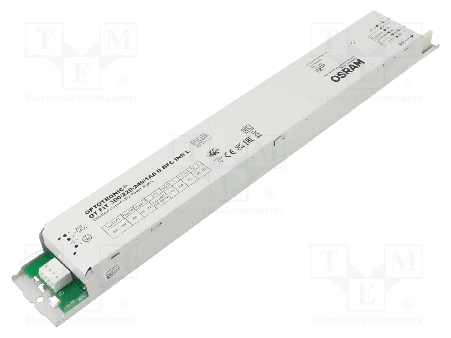 ams OSRAM OT FIT 300/220-240/1A6 D NFC IND L LED-virtalähde 300W